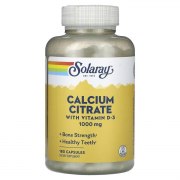 Заказать Solaray Calcium Citrate with vitamin D-3 1000 мг 180 капс
