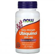 Заказать NOW Ubiquinol CoQH-CF 200 мг 60 гел капс