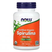 Заказать NOW Organic Spirulina 500 мг 200 таб