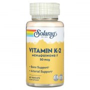 Заказать Solaray Vitamin K-2 Menaquinone-7 50 мкг 30 вег капc