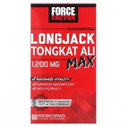 Заказать Force Factor Longjack Tongkat ALI 1200 мг 60 вег капс