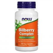 Заказать NOW Bilberry Complex 100 вег капс