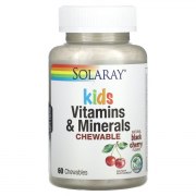 Заказать Solaray Kids Chewable Vitamins and Minerals 60 жев таб