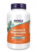 Заказать NOW Magnesium & Calcium (Zinc and Vitamin D3) 120 гел капс
